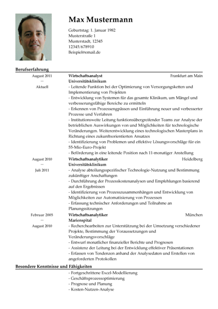 Resume Examples Business Analyst Business Analyst