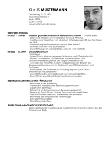 Medical Assistant CV thumb