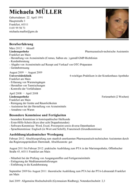 Pharmacy Technician CV full